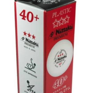 Nittaku 3* Balls White (3 Pack)