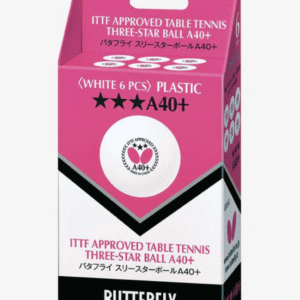 Butterfly A40+ Balls White (6 Pack)