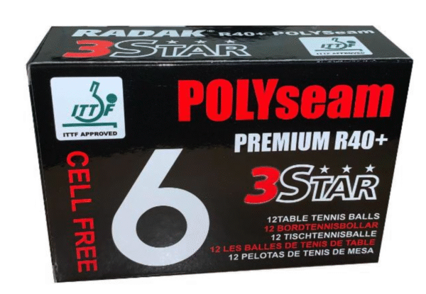 Radak R40+ Balls White (6 Pack)